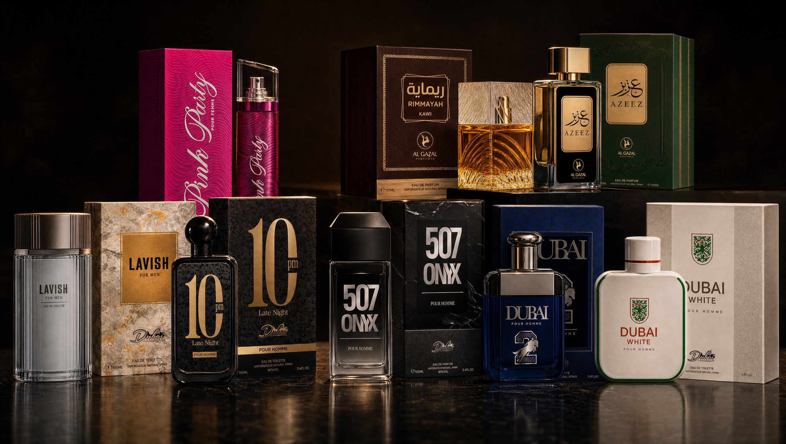 Fragrances by LAFWA, Dubai Essences and Al Gazal